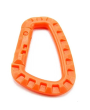 Hard Polymer D-Ring Carabiners (7 colors)